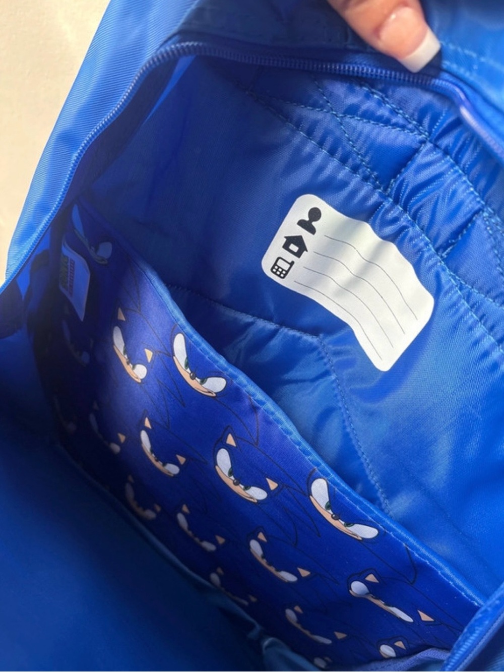 Blue Kids' Backpack - - Picture 5 of 5
